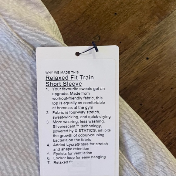 FINAL RESTOCK! Mens Lululemon LINEN RELAXED FIT TRAIN SS, MSRP $78 - Picture 5 of 11
